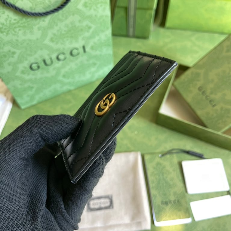 Gucci GG Marmont Card Case Black 443127 - 7