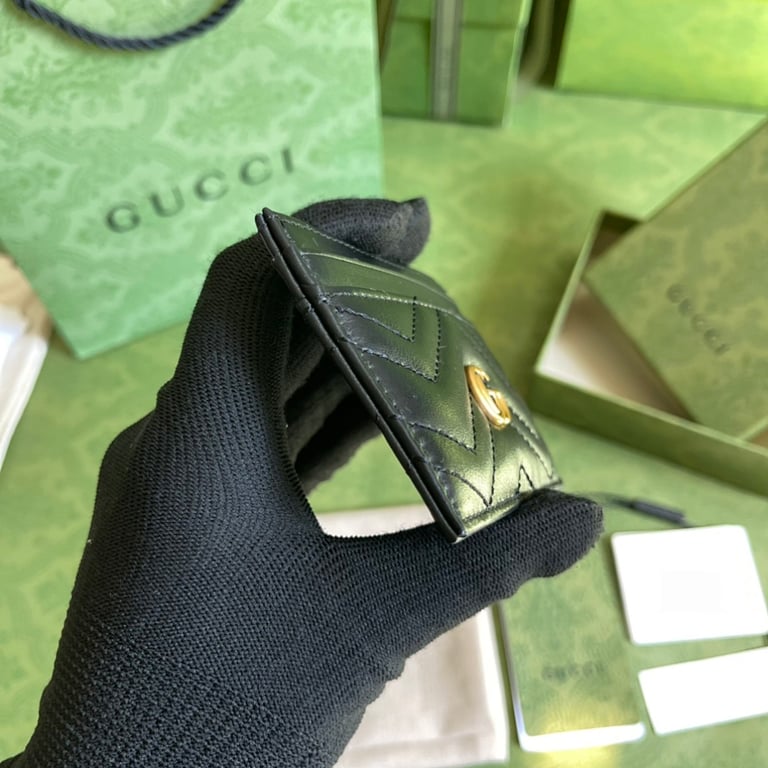 Gucci GG Marmont Card Case Black 443127 - 8