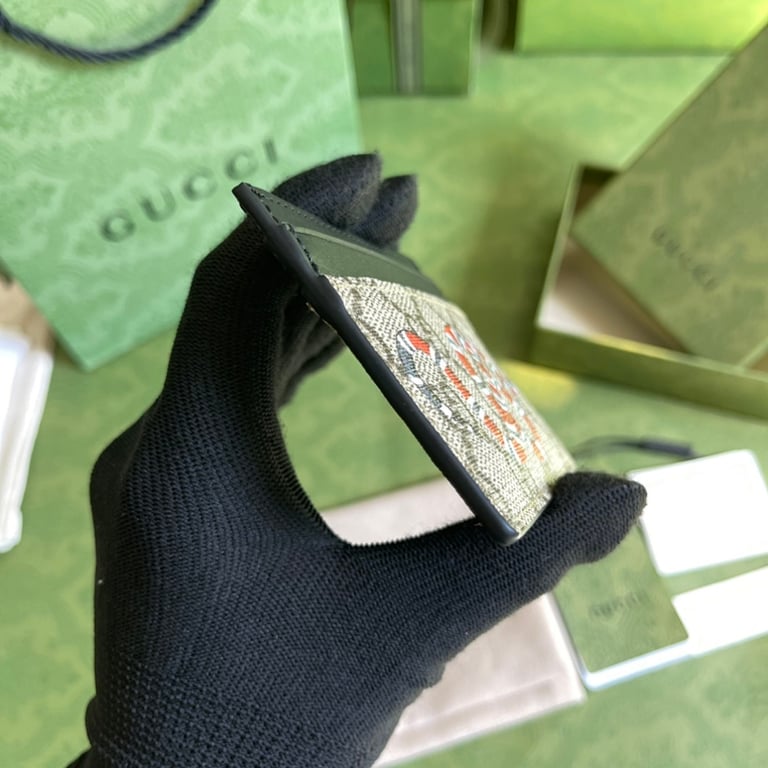 Gucci Kingsnake GG Supreme Card Case - 8