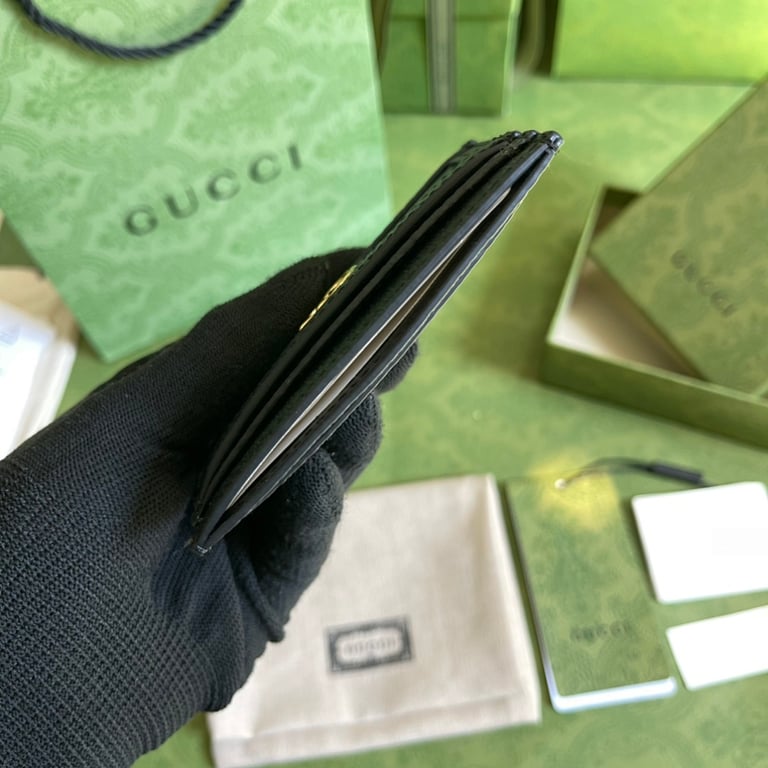 Gucci Ophidia Card Case Black Leather - 5