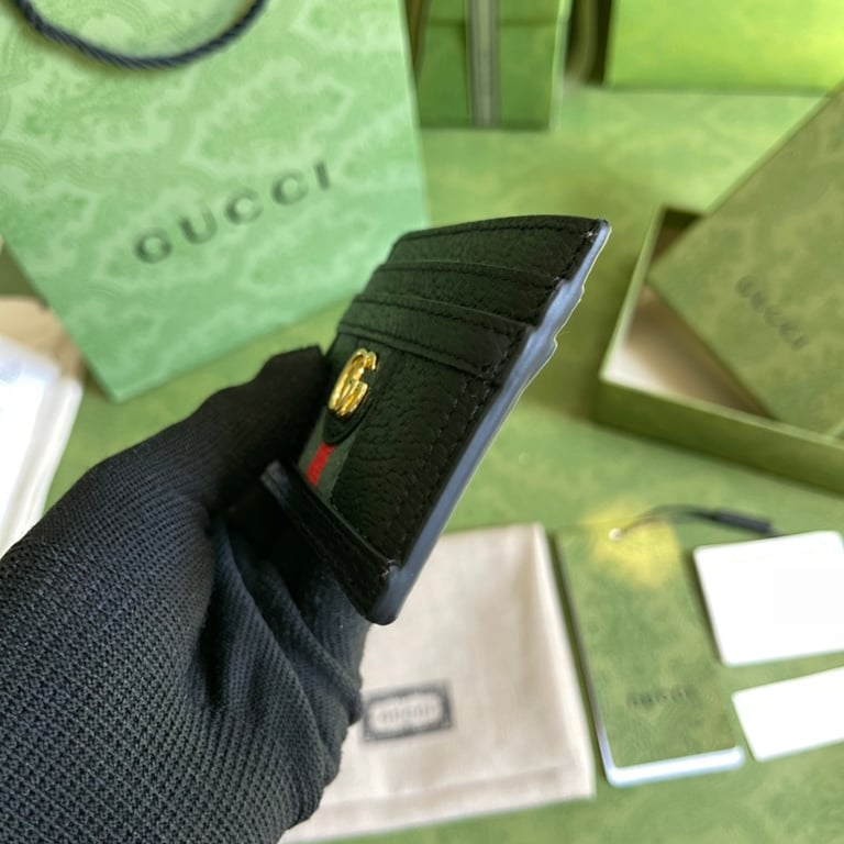 Gucci Ophidia Card Case Black Leather - 6
