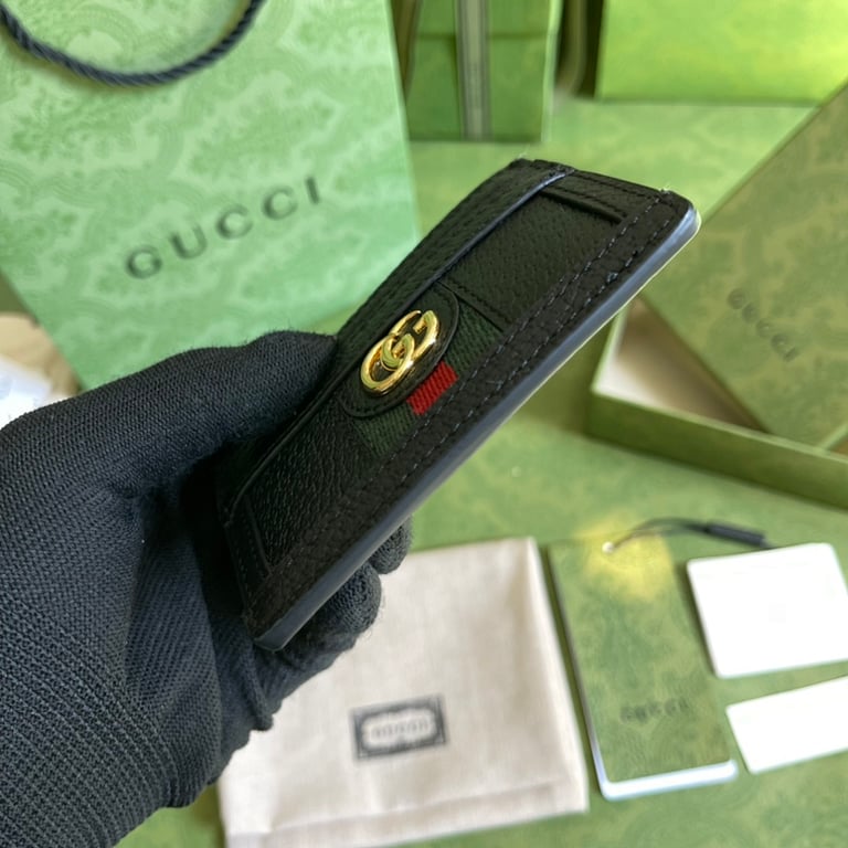 Gucci Ophidia Card Case Black Leather - 7
