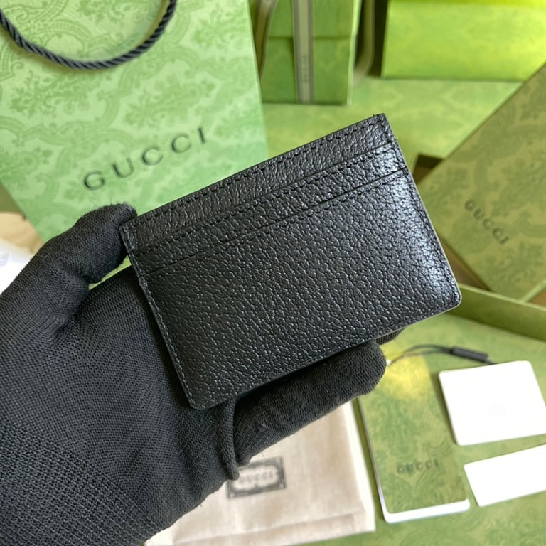 Gucci Ophidia Card Case Black Leather - 9
