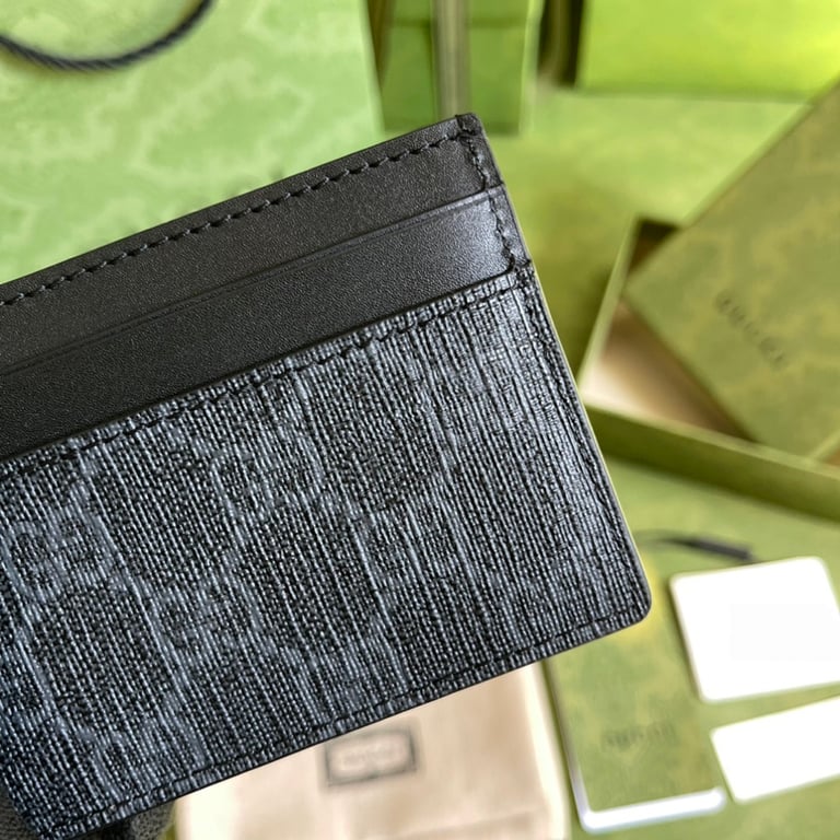 Gucci Kingsnake Print GG Supreme Card Case - 4