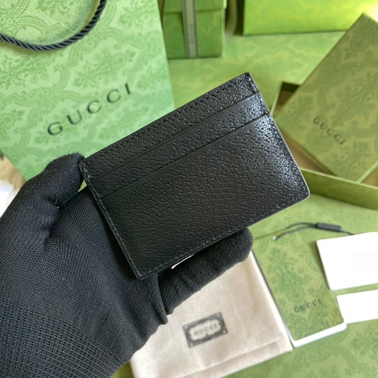 Gucci Animalier Bee Card Holder Black - 9