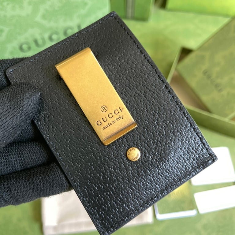 Gucci GG Marmont Card Holder 436022 Black - 3