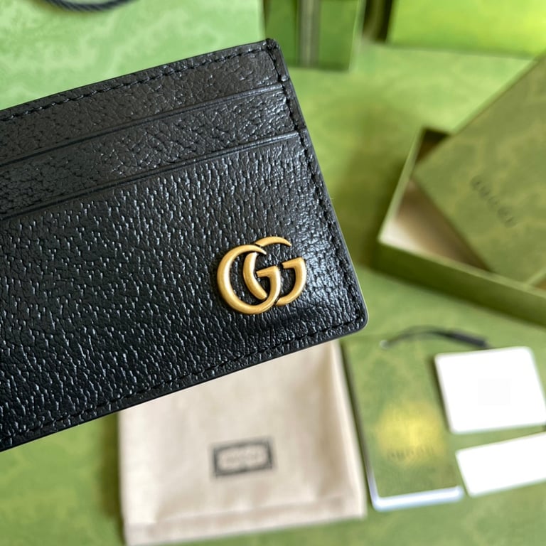 Gucci GG Marmont Card Holder 436022 Black - 4
