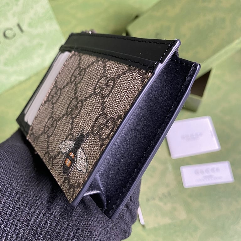 Gucci GG Supreme Bee Card Case 597555 - 6
