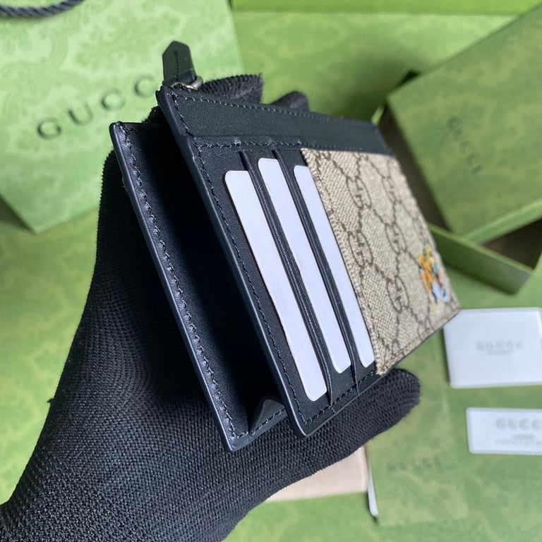 Gucci GG Supreme Tiger Head Card Case 597555 - 8