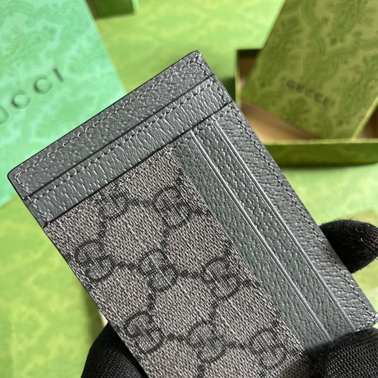 Gucci Ophidia GG Card Case Grey Black - 4