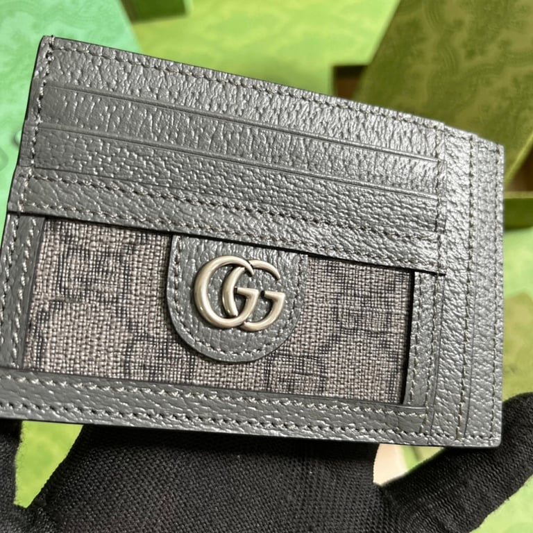 Gucci Ophidia GG Card Case Grey Black - 5