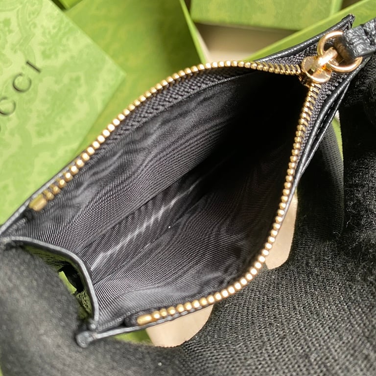 Gucci GG Marmont Card Case Black Leather - 2