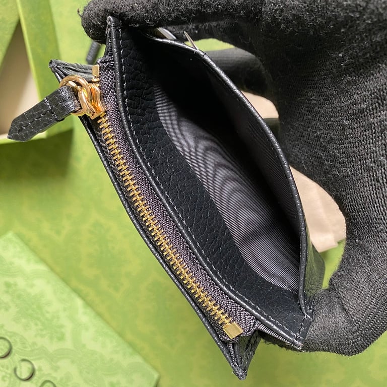 Gucci GG Marmont Card Case Black Leather - 3