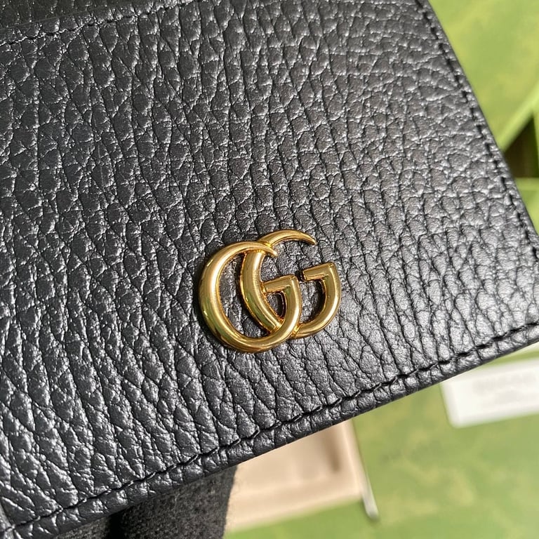 Gucci GG Marmont Card Case Black Leather - 6