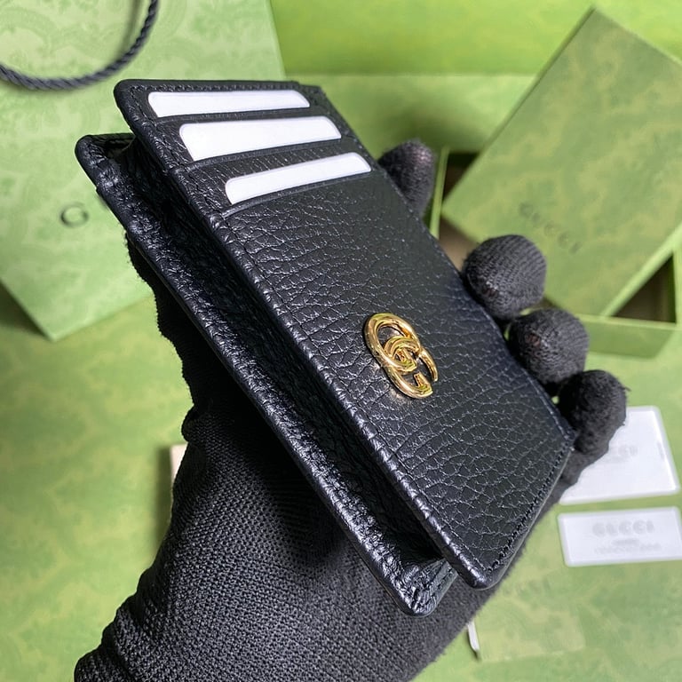 Gucci GG Marmont Card Case Black Leather - 7
