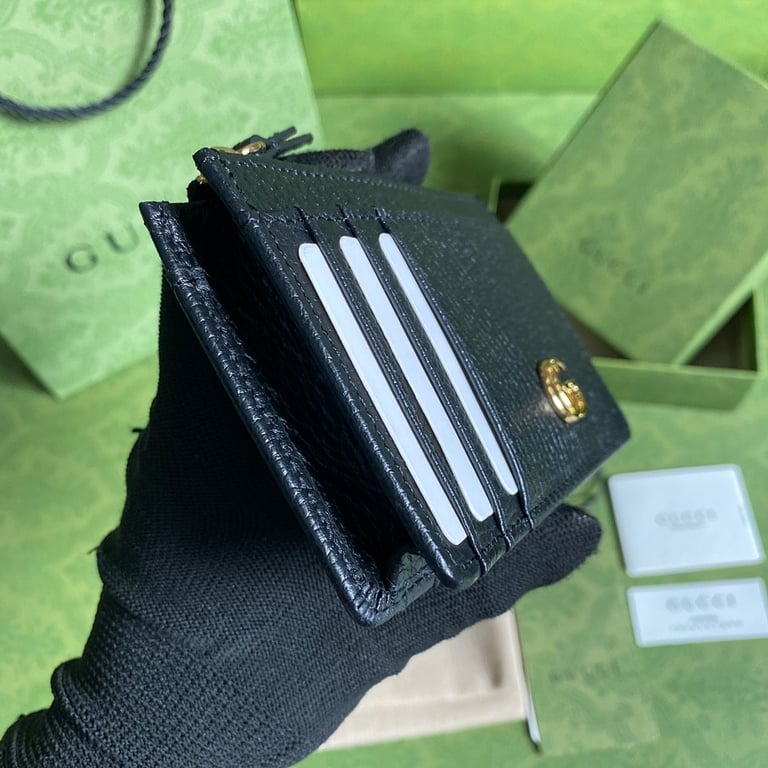 Gucci GG Marmont Card Case Black Leather - 8