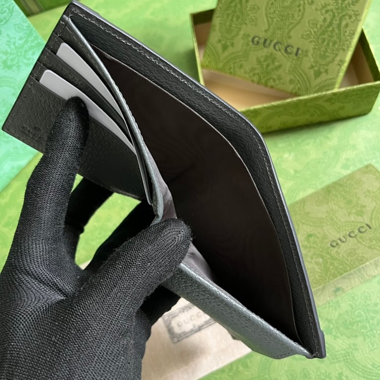 Gucci Ophidia GG Supreme Wallet Grey Black - 2