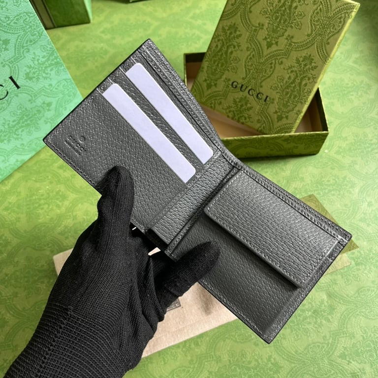 Gucci Ophidia GG Supreme Wallet Grey Black - 5