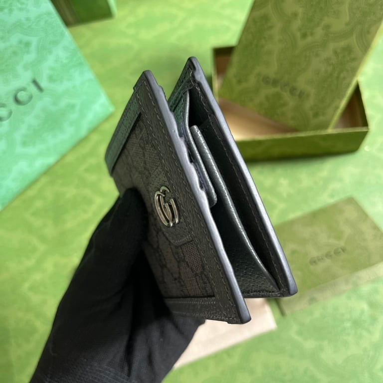 Gucci Ophidia GG Supreme Wallet Grey Black - 7