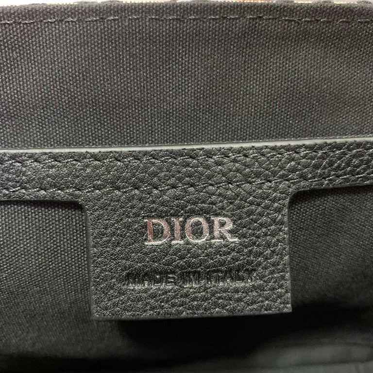 Dior Saddle Messenger Bag Oblique Canvas Black 23cm - 3