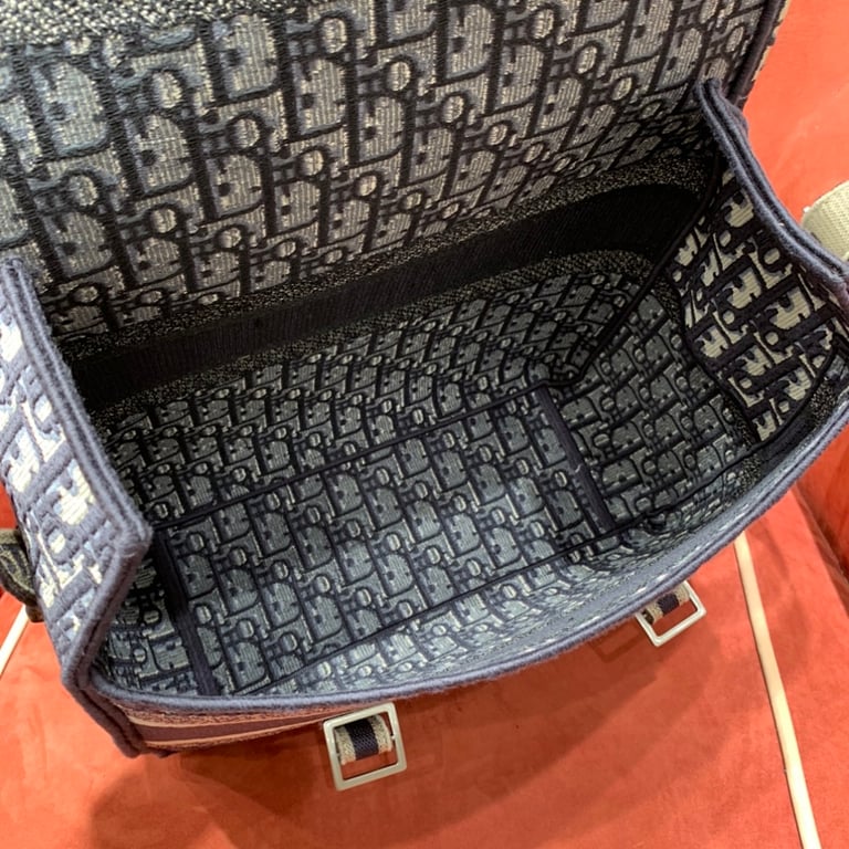 Dior Camp Messenger Bag Oblique Blue - 2