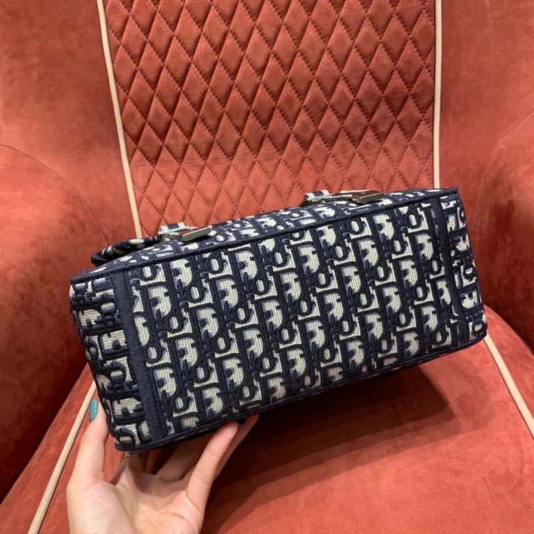 Dior Camp Messenger Bag Oblique Blue - 6