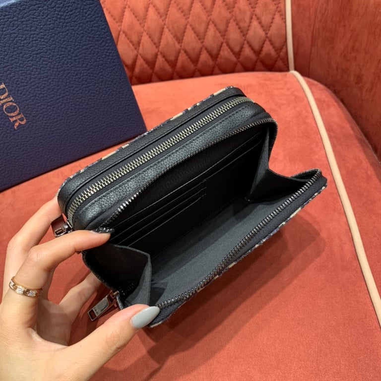 Dior Oblique Camera Bag Blue - 3