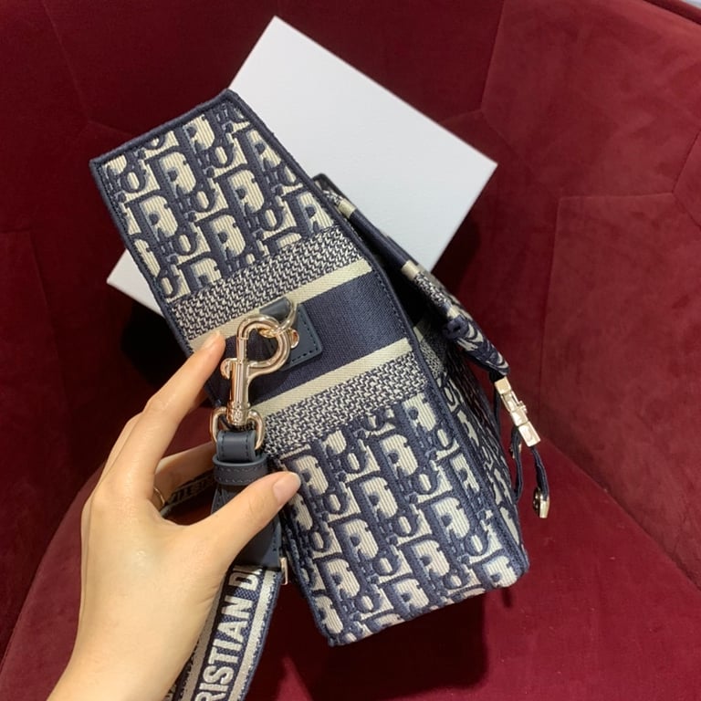 Dior Camp Large Messenger Bag Oblique Blue - 8