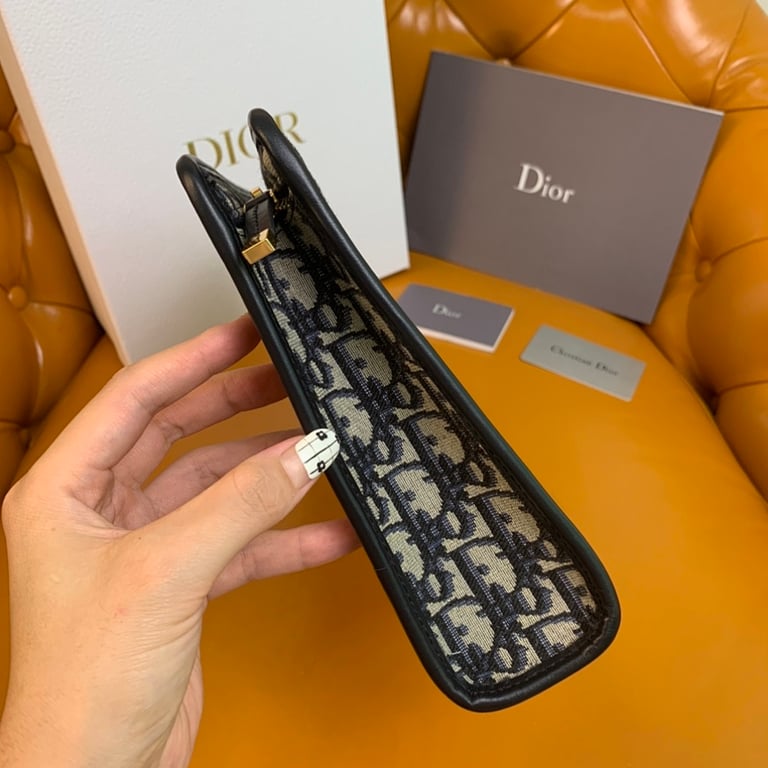 Dior 30 Montaigne Pouch Blue Oblique - 7
