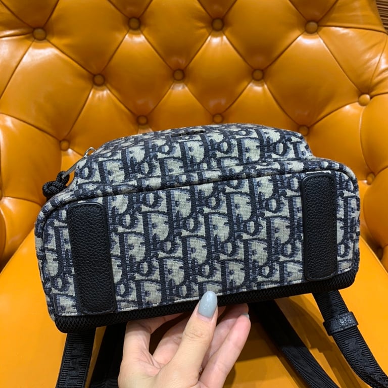 Dior Rider Backpack Oblique Blue - 7