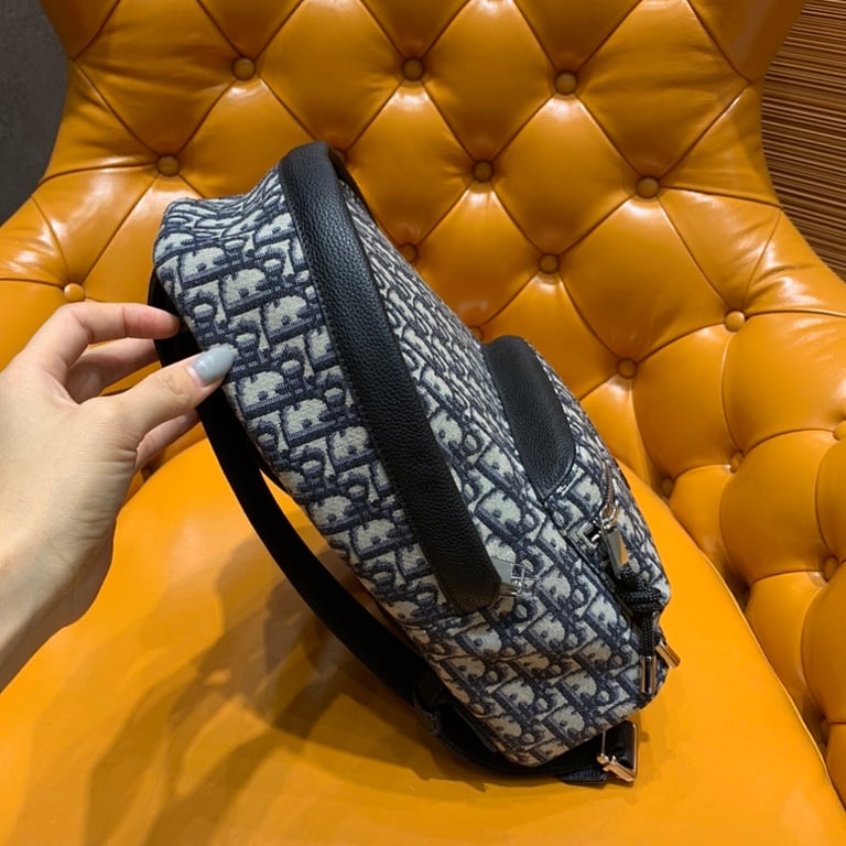 Dior Rider Backpack Oblique Blue - 9