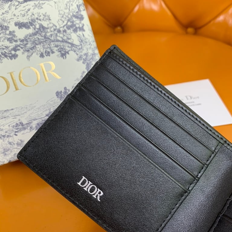 Dior Oblique Bi-fold Wallet Black - 2