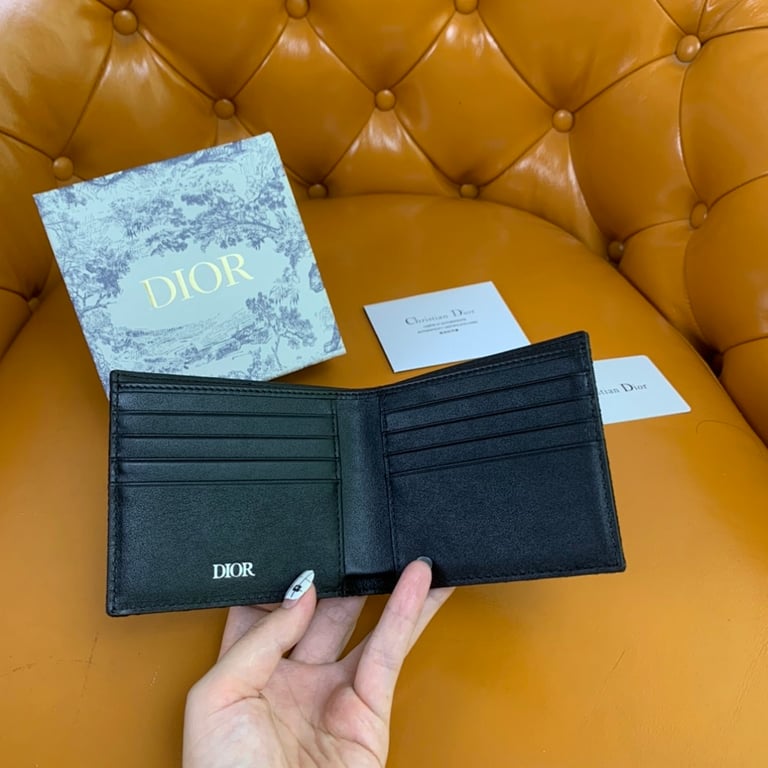 Dior Oblique Bi-fold Wallet Black - 4
