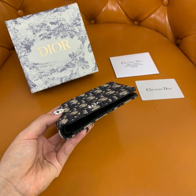 Dior Oblique Bi-fold Wallet - 7