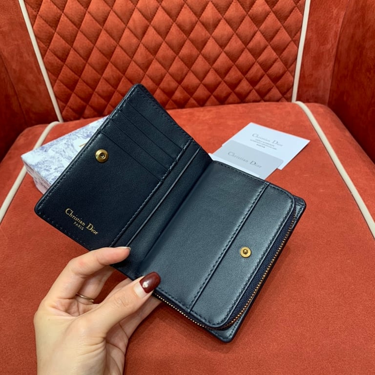 Dior 30 Montaigne Voyageur Wallet Blue Oblique - 4