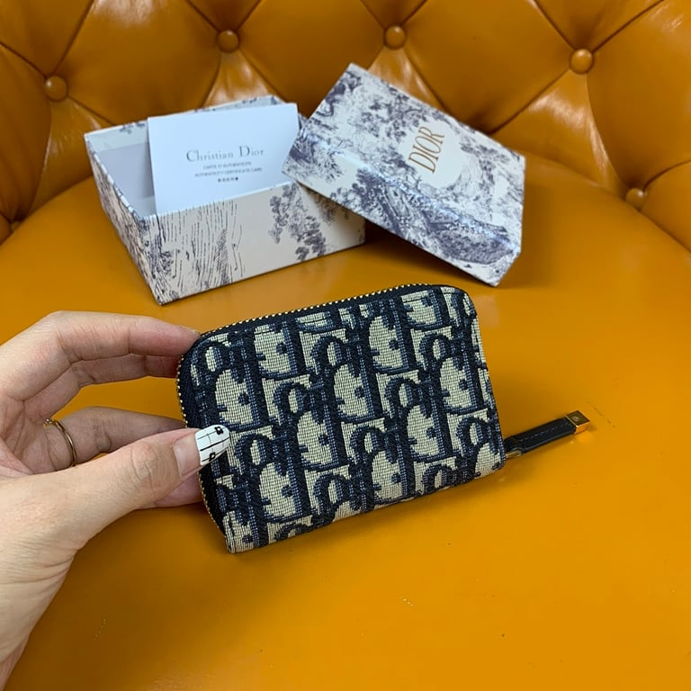 Dior 30 Montaigne Oblique Zipped Coin Purse - 7