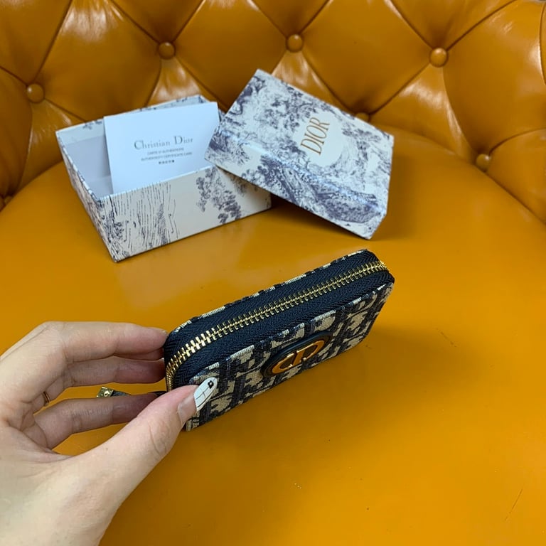 Dior 30 Montaigne Oblique Zipped Coin Purse - 8