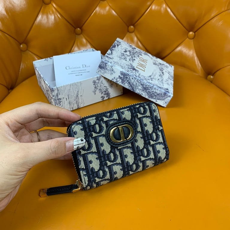 Dior 30 Montaigne Oblique Zipped Coin Purse - 9