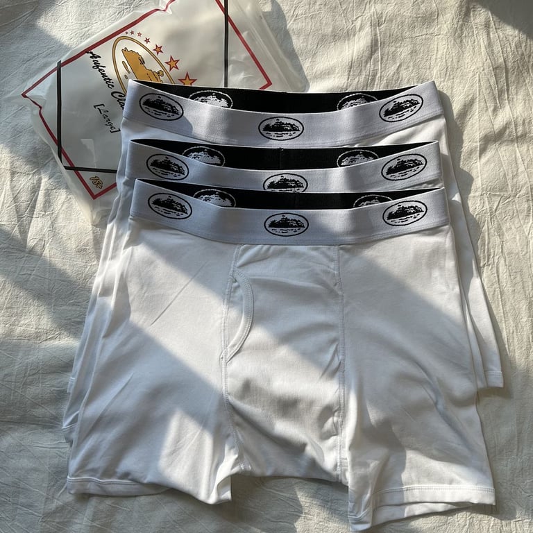Corteiz Boxer Briefs 3-Pack White - 8