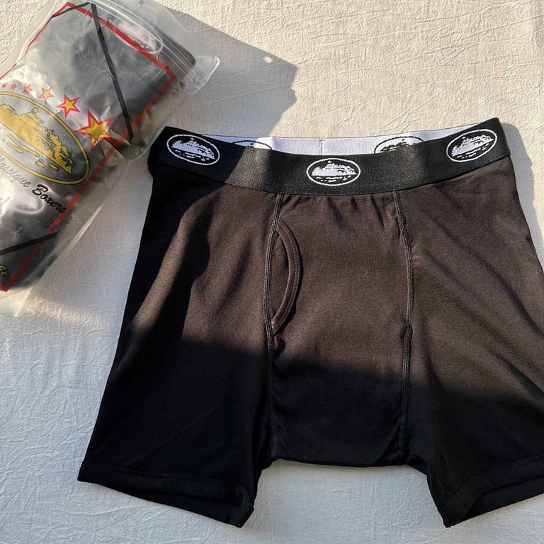 Corteiz Logo Boxers 3-Pack Black - 3