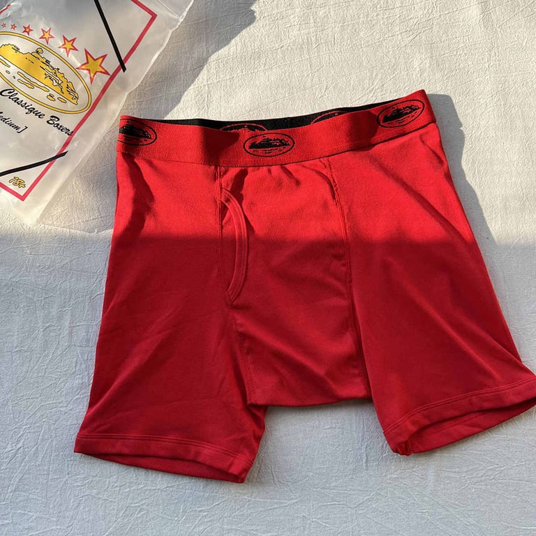 Corteiz Logo Boxers 3-Pack Red - 4