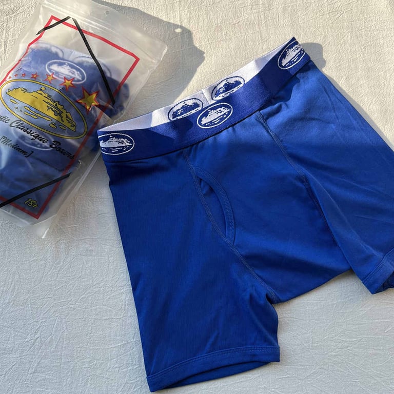 Corteiz Boxer 3-Pack Logo Blue - 4