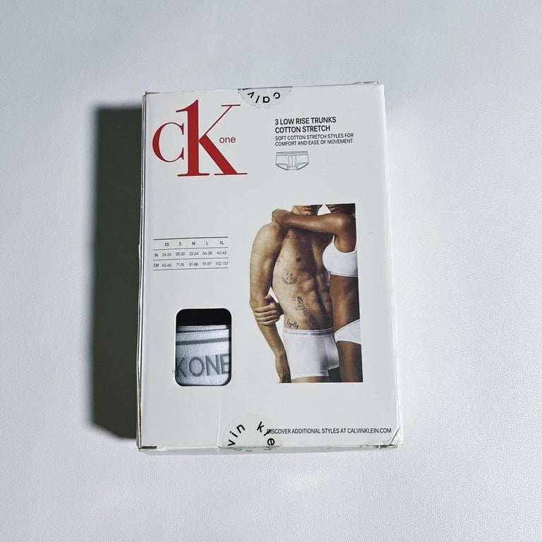 Calvin Klein One Cotton Stretch Trunks 3-Pack - 3