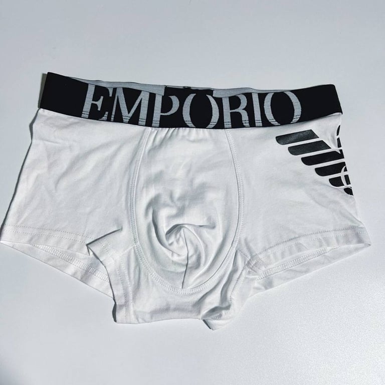 Emporio Armani Eagle Stretch Cotton Trunks 3-Pack - 11