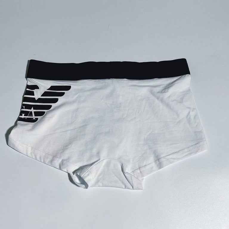 Emporio Armani Eagle Stretch Cotton Trunks 3-Pack - 12