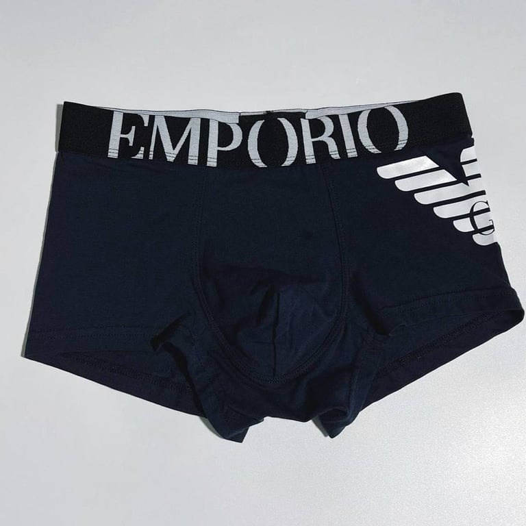 Emporio Armani Eagle Stretch Cotton Trunks 3-Pack - 18