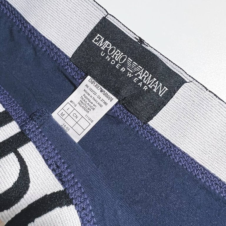 Emporio Armani Eagle Stretch Cotton Trunks 3-Pack - 23