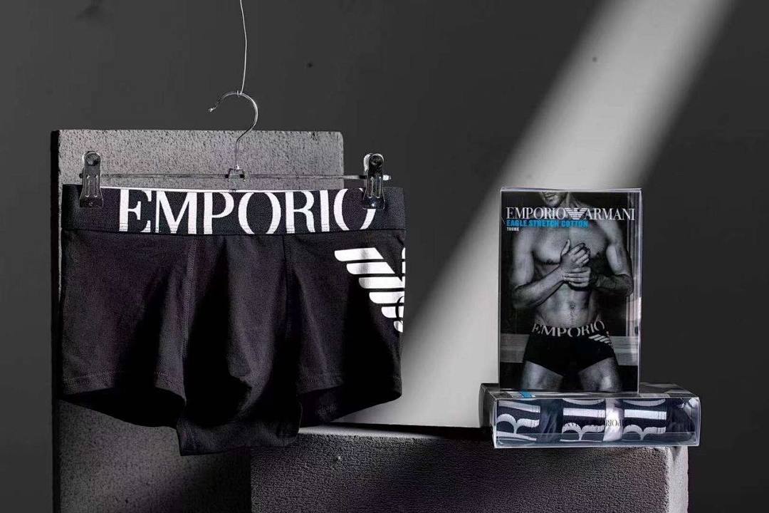 Emporio Armani Eagle Stretch Cotton Trunks 3-Pack - 25