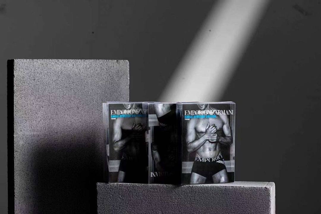 Emporio Armani Eagle Stretch Cotton Trunks 3-Pack - 27