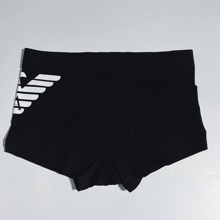 Emporio Armani Eagle Stretch Cotton Trunks 3-Pack - 8